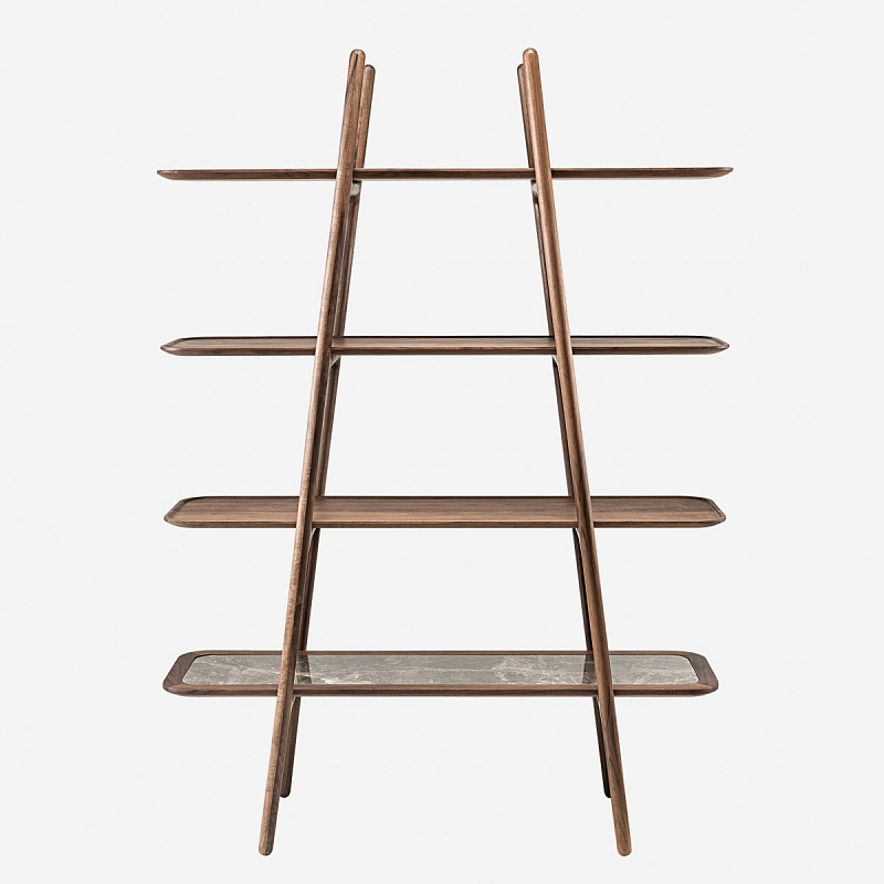 Стеллаж Woak malin shelf system Орех Стеллаж Woak malin shelf system Орех в Челябинске | Loft Concept