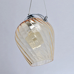 Подвесной светильник со стеклянном плафоном в форме бокала Kaleido варинант исполнения - 4 | Loft Concept в Челябинске