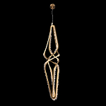 Подвесной светильник с декоративными элементами в виде кристаллов Smooth Shine варинант исполнения - 1 | Loft Concept в Челябинске