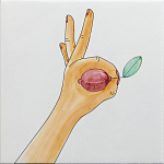 Плитка дизайнерская с рисунком Лимон варинант исполнения - 2 | Loft Concept в Челябинске