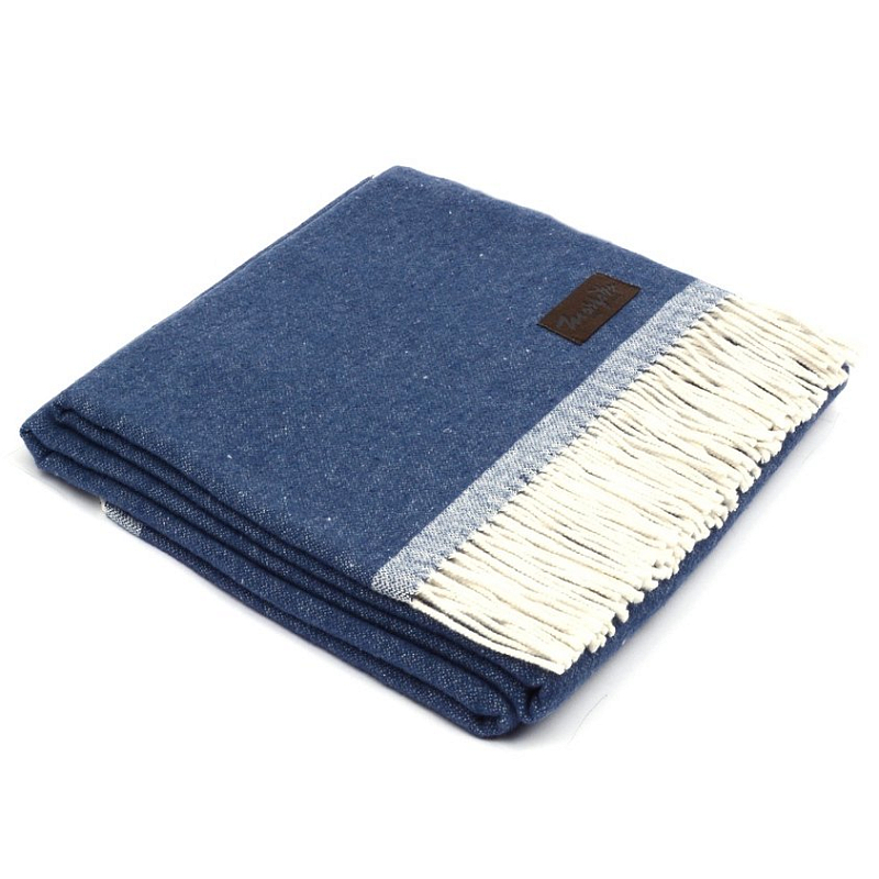 Плед SARA 4000 Marzotto Синий в Челябинске | Loft Concept 