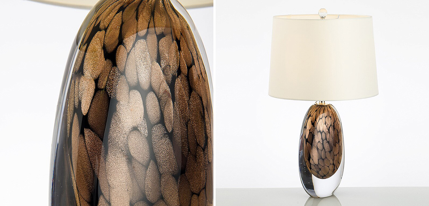 Настольная Crystal Table Lamp Brown Glass Настольная Crystal Table Lamp Brown Glass - Loft-Concept в Челябинске