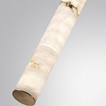 Подвесной светильник с плафоном в форме цилиндра из алебастра Cryptocrystalline Stone варинант исполнения - 5 | Loft Concept в Челябинске