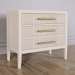 Тумба Primo  с тремя ящиками шпон Светлый дуб варинант исполнения - 3 | Loft Concept в Челябинске