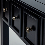 Черная тумба с выдвижным ящиком Monica варинант исполнения - 3 | Loft Concept в Челябинске