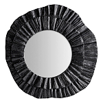 Зеркало в фактурной черной раме в современном стиле Black Maelstrom варинант исполнения - 1 | Loft Concept в Челябинске