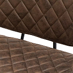 Стул с темно-коричневой обивкой из экокожи Benderson варинант исполнения - 8 | Loft Concept в Челябинске