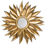Зеркало-солнце с золотыми с лучами Rays of Peace варинант исполнения - 1 | Loft Concept в Челябинске