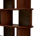 Стеллаж Zacharie Brown Wood Rack варинант исполнения - 4 | Loft Concept в Челябинске