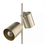 Настольная лампа золотистая на белом мраморном основании Streams of Light варинант исполнения - 4 | Loft Concept в Челябинске