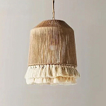 Люстра круглая плетеная с кисточками Small Solar Glow варинант исполнения - 2 | Loft Concept в Челябинске