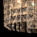 Потолочный светильник круглый с прозрачными подвесками Lunet варинант исполнения - 16 | Loft Concept в Челябинске