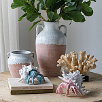 Статуэтка голубой рак с белой раковиной Marine Accessories варинант исполнения - 7 | Loft Concept в Челябинске