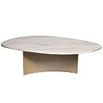 Стол журнальный овальный с контрастным основанием Subsequence варинант исполнения - 2 | Loft Concept в Челябинске