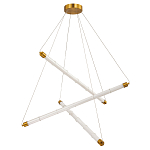 Светодиодная люстра Trumpet Tube Brass  варинант исполнения - 2 | Loft Concept в Челябинске