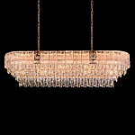 Люстра овальная с каскадом из прозрачного хрусталя Constant Sparks варинант исполнения - 1 | Loft Concept в Челябинске