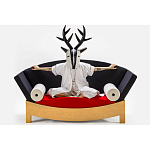 Дизайнерский диван с двумя подушками-валиками Poltronova Mitzi Sofa варинант исполнения - 9 | Loft Concept в Челябинске