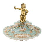 Блюдо с бронзовым ангелом Porcelain Angels of Paradise варинант исполнения - 1 | Loft Concept в Челябинске