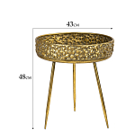 Столик дизайнерский Coth of gold варинант исполнения - 8 | Loft Concept в Челябинске