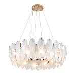 Люстра Mont Saint-Michel Золотая с Рельефным Стеклом варинант исполнения - 1 | Loft Concept в Челябинске