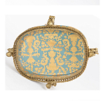 Чаша с орнаментом на ножках в виде бронзовых ангелов Eden Garden варинант исполнения - 4 | Loft Concept в Челябинске