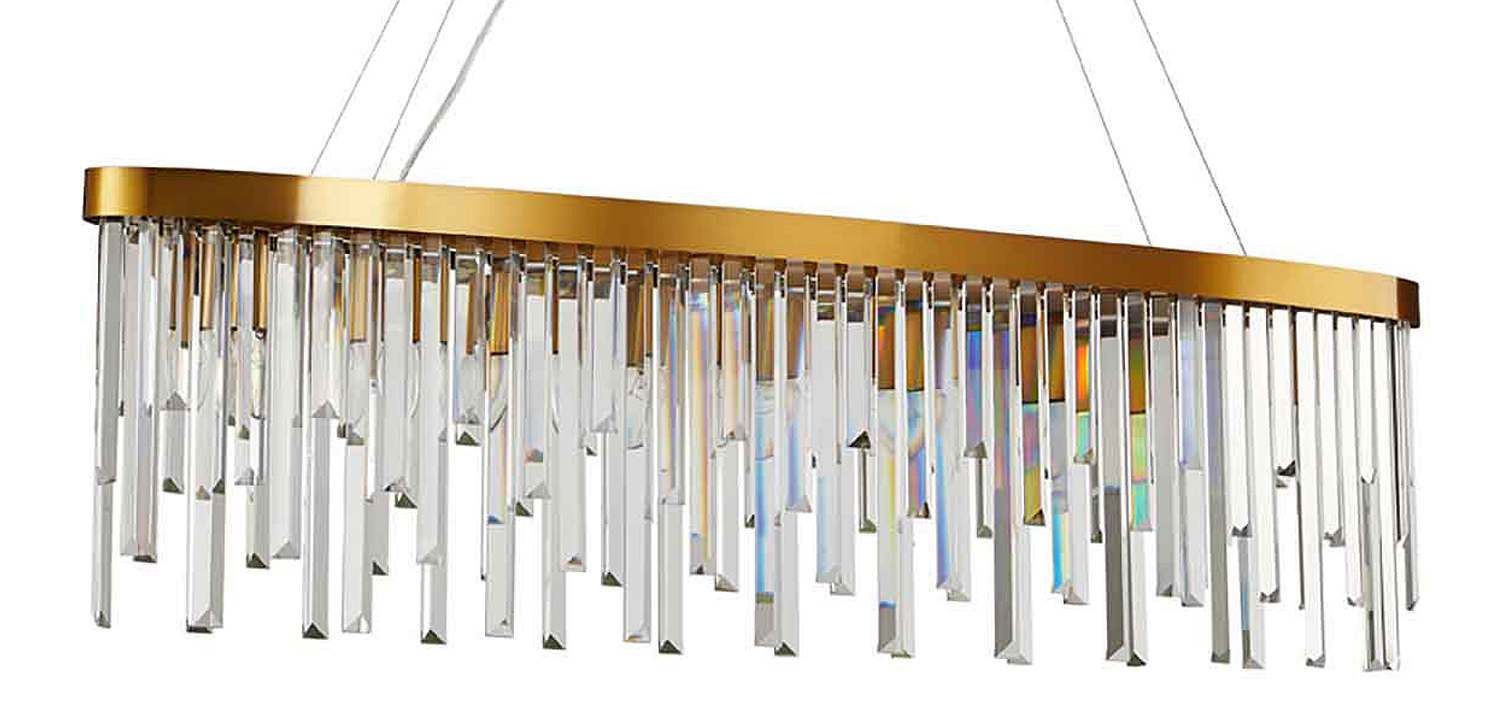 Люстра Bennett Oval Chandelier gold Люстра Bennett Oval Chandelier gold - Loft-Concept в Челябинске