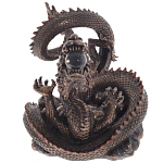 Декоративная статуэтка Дракон Фуцанлун Fuzanglong Dragon Brown Statuette варинант исполнения - 3 | Loft Concept в Челябинске