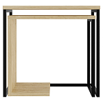 Комплект из 2-х приставных столов прямоугольной формы из дерева ZIGOSH OAK варинант исполнения - 1 | Loft Concept в Челябинске