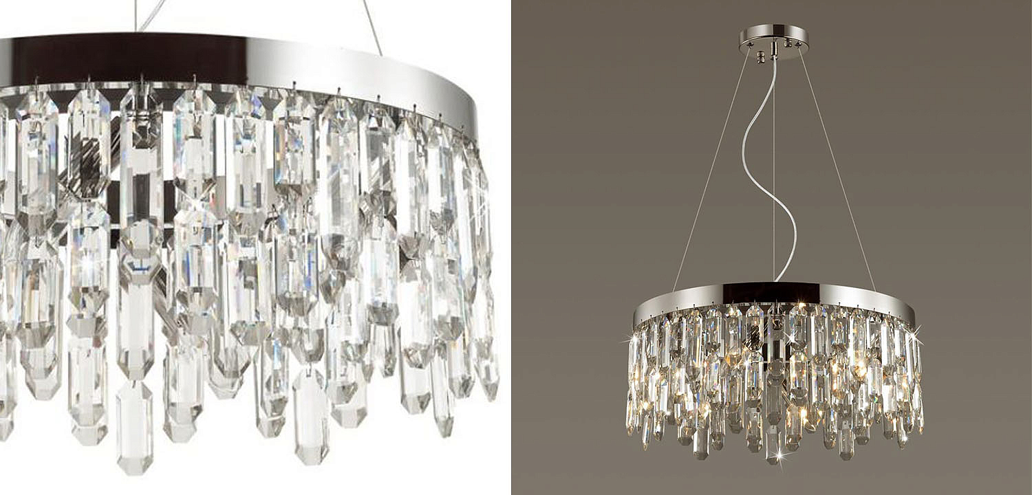 Люстра Crystal Polyhedrons Round Chrome Люстра Crystal Polyhedrons Round Chrome - Loft-Concept в Челябинске