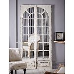 Зеркало-окно с эффектом старения в венецианском стиле Venetian White Mirror варинант исполнения - 5 | Loft Concept в Челябинске