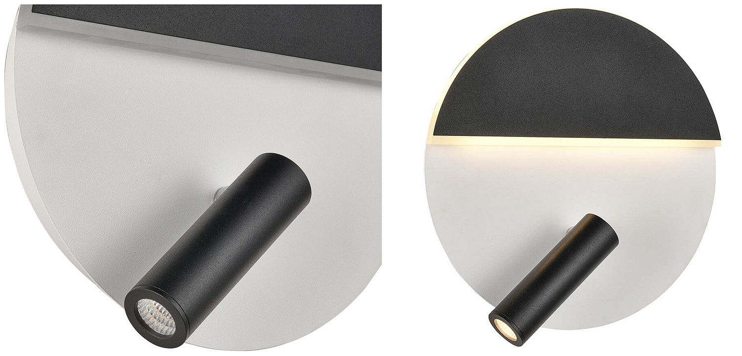 Бра Shon White Black Wall Lamp Бра Shon White Black Wall Lamp - Loft-Concept в Челябинске