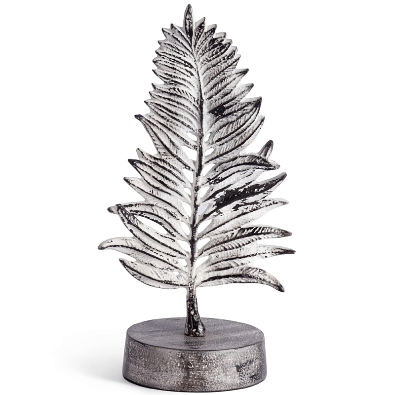 Статуэтка Metal Flowers античная платина Белое золото винтаж Статуэтка Metal Flowers античная платина Белое золото винтаж в Челябинске | Loft Concept