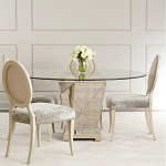 Стол обеденный круглый на зеркальном основании Spectacular Table варинант исполнения - 1 | Loft Concept в Челябинске