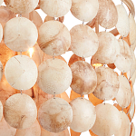 Люстра с каскадом из круглых декоративных элементов Texture Discs варинант исполнения - 1 | Loft Concept в Челябинске