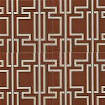 Дизайнерская плитка с узором Лабиринт варинант исполнения - 1 | Loft Concept в Челябинске