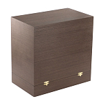 Часы настольные из натурального камня Малахит с декором в виде орла в подарочной коробке Eagle Stone Clock варинант исполнения - 5 | Loft Concept в Челябинске