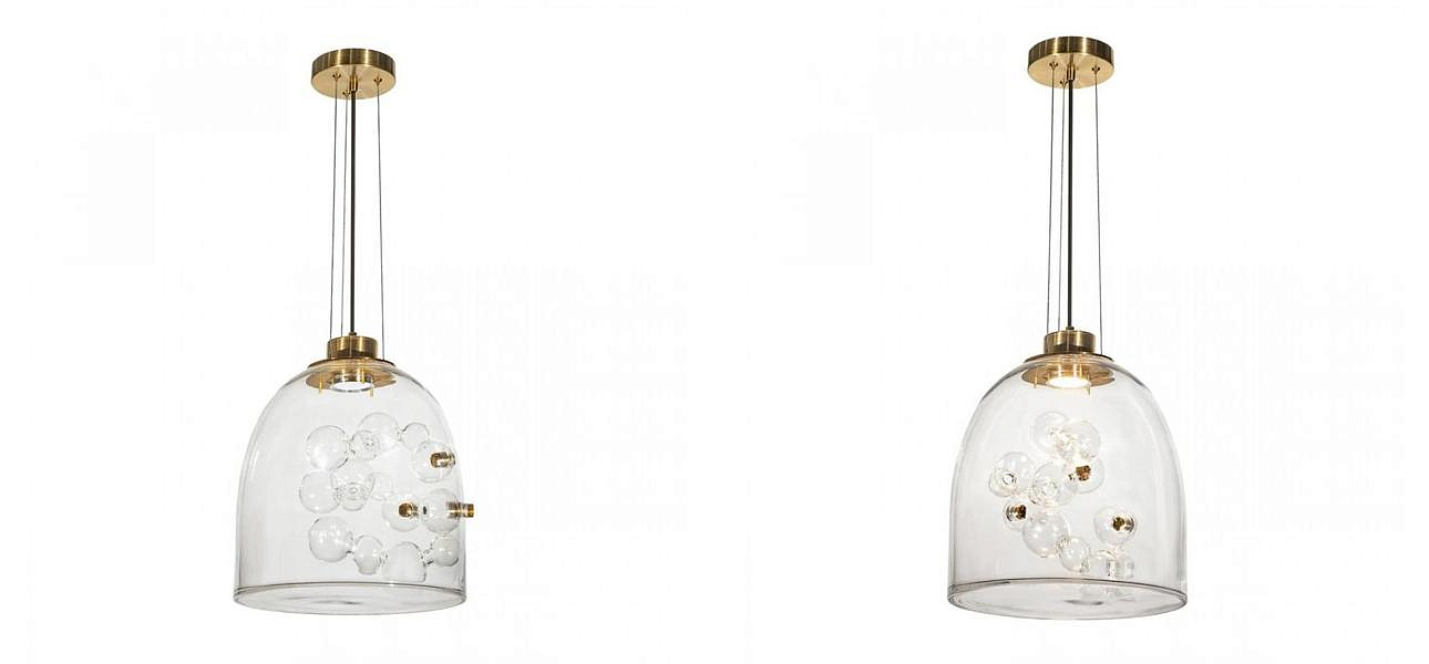 Подвесной светильник Lamps Inside Bubbles side bell Подвесной светильник Lamps Inside Bubbles side bell - Loft-Concept в Челябинске