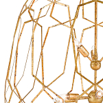 Люстра овальная с переплетенными ромбами Large Scale Artwork варинант исполнения - 1 | Loft Concept в Челябинске