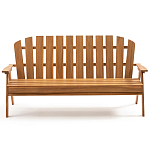 Садовая скамья из массива акации Ruth Wooden Bench варинант исполнения - 1 | Loft Concept в Челябинске