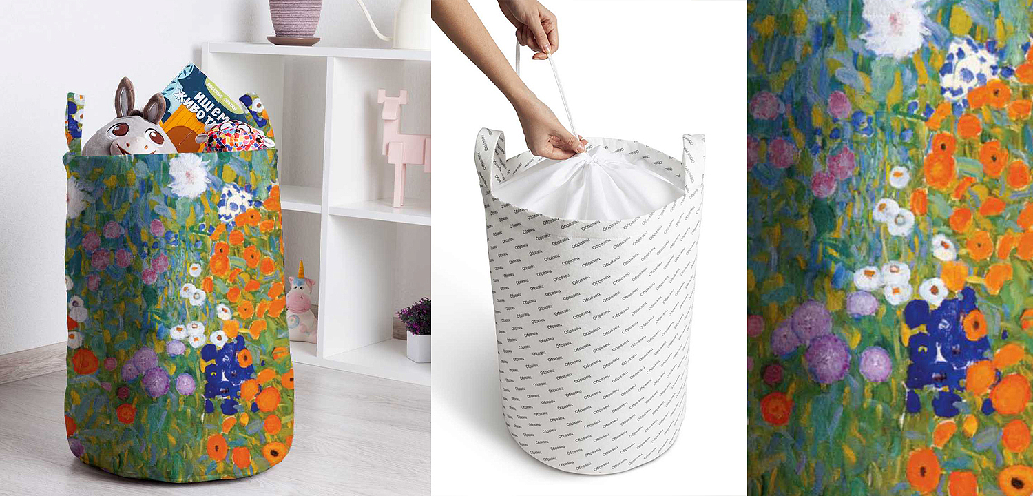 Корзина Flowers Impressionism Basket Корзина Flowers Impressionism Basket - Loft-Concept в Челябинске