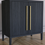 Современный Буфет Primo с 2 дверцами Черный дуб варинант исполнения - 3 | Loft Concept в Челябинске