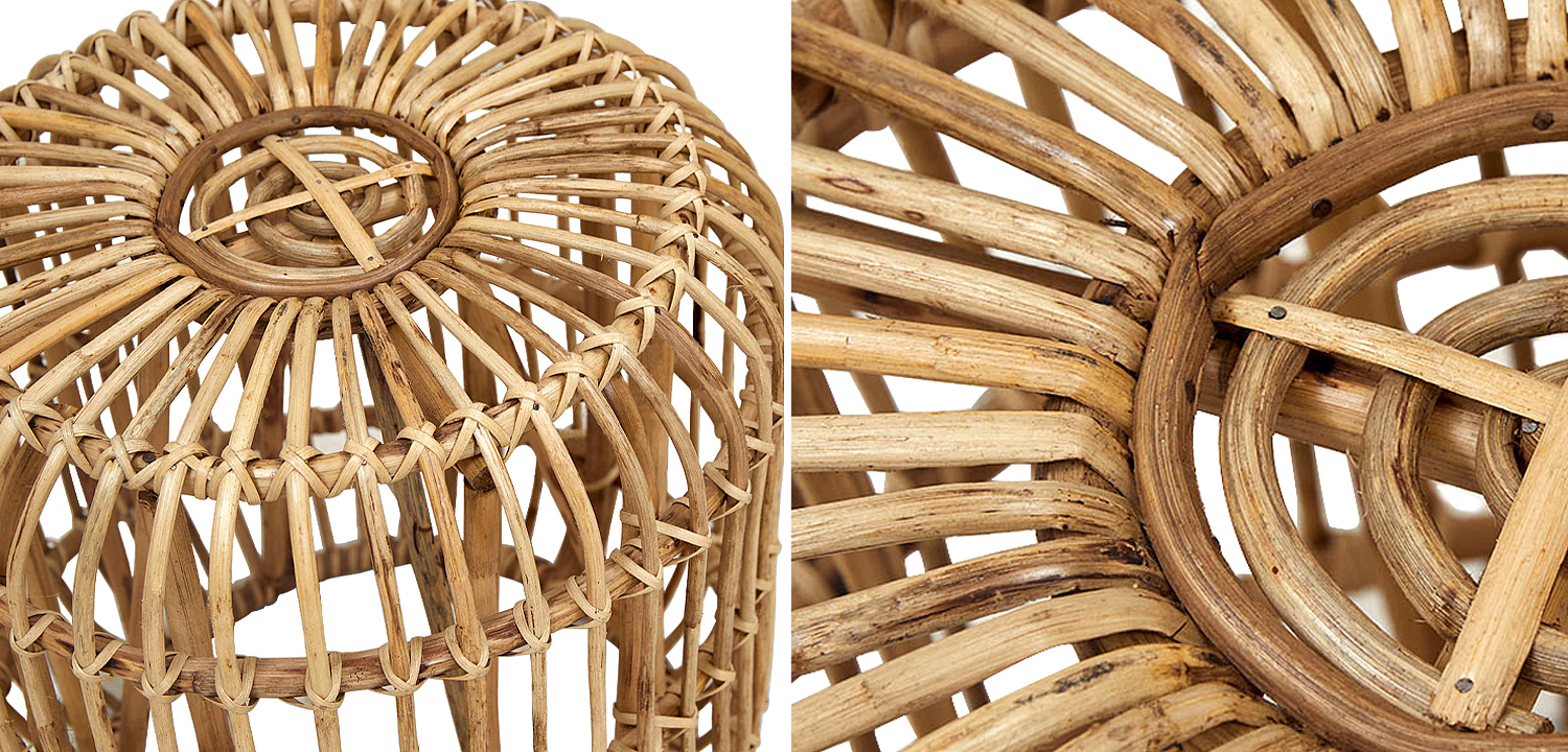 Плетеный приставной столик Wicker Side Table Плетеный приставной столик Wicker Side Table - Loft-Concept в Челябинске