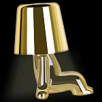 Настольная лампа фигурная цвета золото с гладким абажуром Высота 16 см Sophia варинант исполнения - 5 | Loft Concept в Челябинске