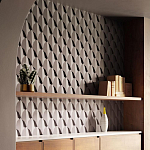 Гипсовая 3D Панель DRAGON SCALE - C варинант исполнения - 1 | Loft Concept в Челябинске