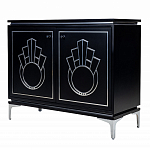 Черный комод в стиле арт-деко Luciano варинант исполнения - 2 | Loft Concept в Челябинске