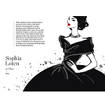 Megan Hess. Te Lttle Blk Dess варинант исполнения - 6 | Loft Concept в Челябинске