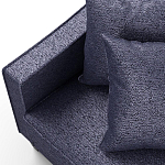 Мебельная ткань Шенилл синий цвет 138 см T4-33 варинант исполнения - 2 | Loft Concept в Челябинске