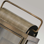 Настенный фонарь прямоугольной формы цвета состаренная латунь с двумя лампами Hinkley варинант исполнения - 4 | Loft Concept в Челябинске