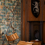 Обои ручная роспись Braganza Standard colourway on dyed paper варинант исполнения - 2 | Loft Concept в Челябинске