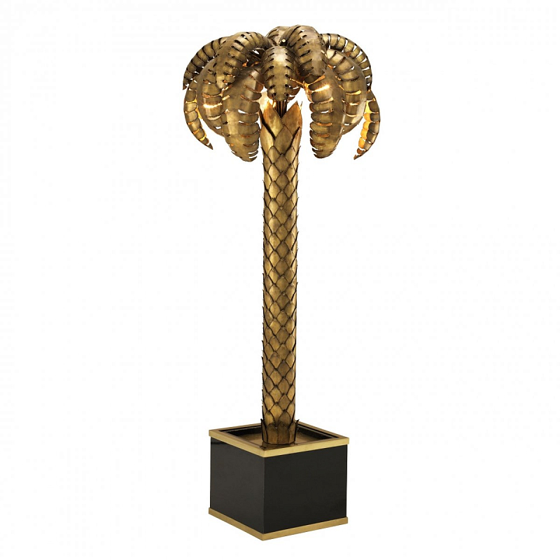 Торшер Eichholtz Floor Lamp Palm Tree Латунь Торшер Eichholtz Floor Lamp Palm Tree Латунь в Челябинске | Loft Concept